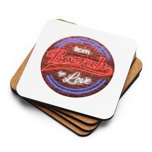 From Bozra w/ Love! - Cork-back coaster