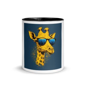 Jerry The Giraffe - Mug with Color Inside